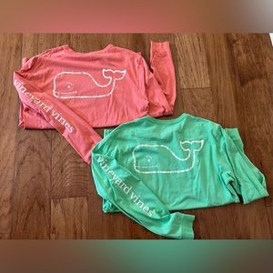 Men’s Vineyard Vines Vintage Long-Sleeve Pocket Tee, Sz Md